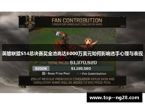 英雄联盟S14总决赛奖金池高达6000万美元如何影响选手心理与表现
